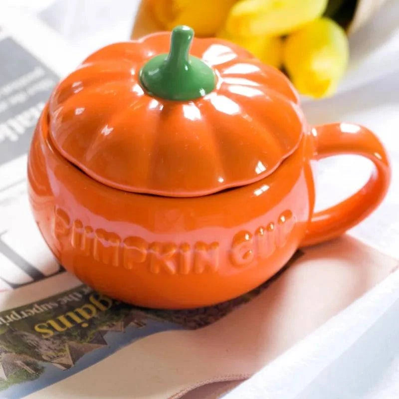 Pumpkin Ceramic Cup - Cozy and Stylish Breakfast Companion - Cook Lux