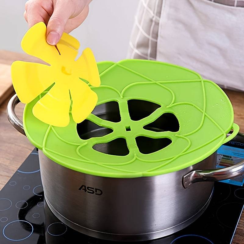 High-temperature resistant spill stopper for pots and pans in the kitchen