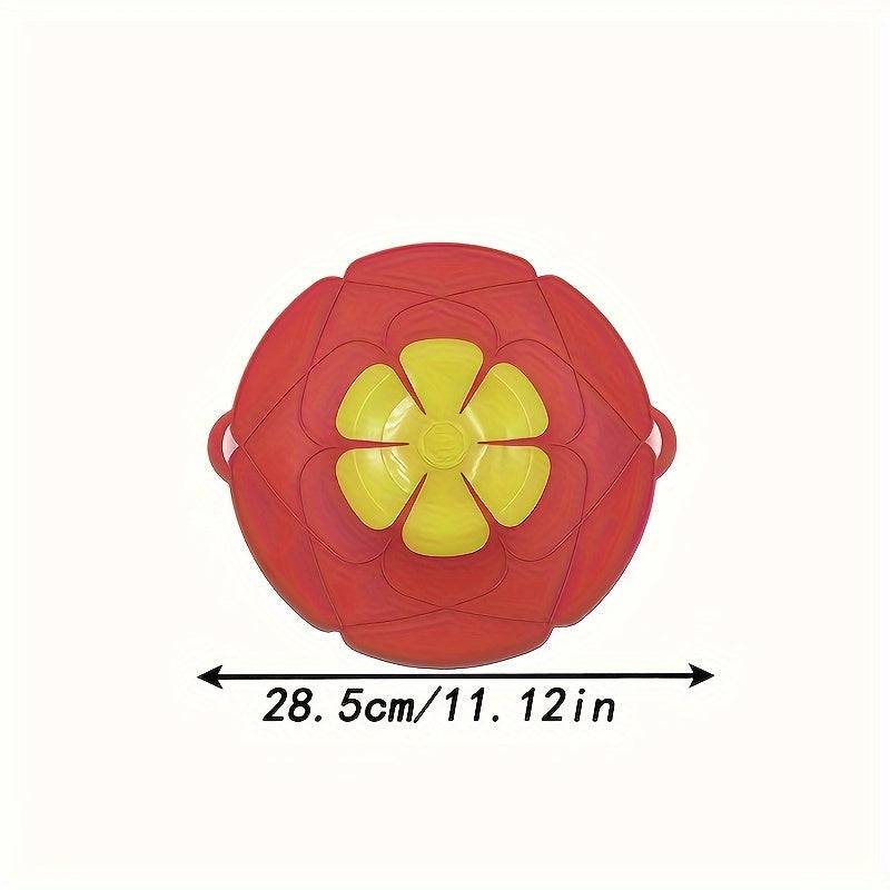 Silicone Spill Stopper Lid - Anti-Overflow, High-Temperature Resistant Flower Pot Cover for Kitchen Use - Cook Lux