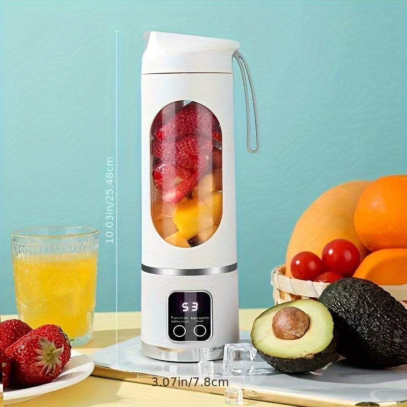 Portable USB-Rechargeable Blender for Fresh Juices and Smoothies – Compact, BPA-Free, Powerful Mini Blender for Travel & Fitness - Cook Lux