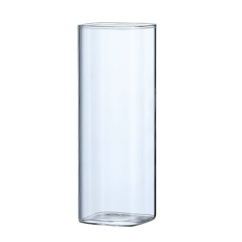 Elegant Borosilicate Glass Square Water Cup | Modern, Durable & Heat-Resistant - Cook Lux