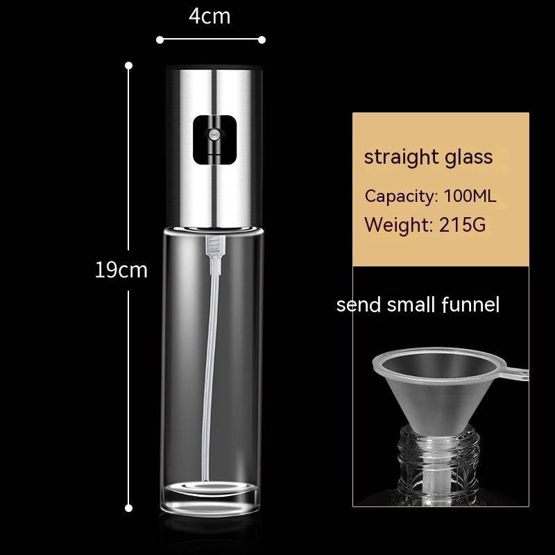 Sleek Glass Oil Spray Bottle | Precise Misting for Healthier Cooking - Cook Lux