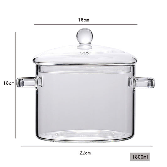 Glass Cooking Pot - Cook Lux