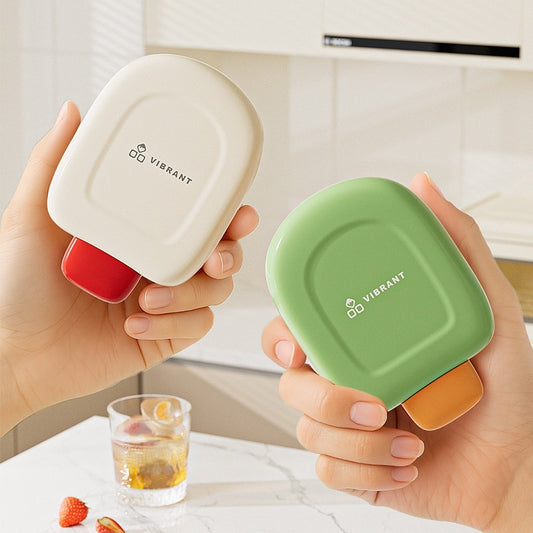 Ice Cream Shape Cube Mold – Press Ice Maker with Lid & Storage - Cook Lux