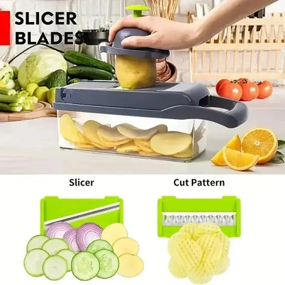 14-in-1 Multifunctional Vegetable Chopper - A Kitchen Essential