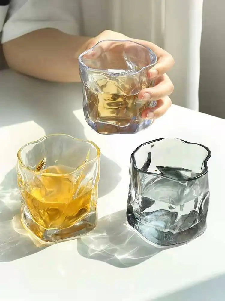 Eco-friendly 230ml glass cup for juice