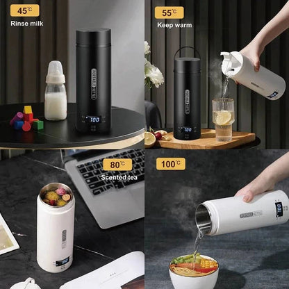 Portable Smart Electric Kettle - Travel-Friendly & Convenient - Cook Lux