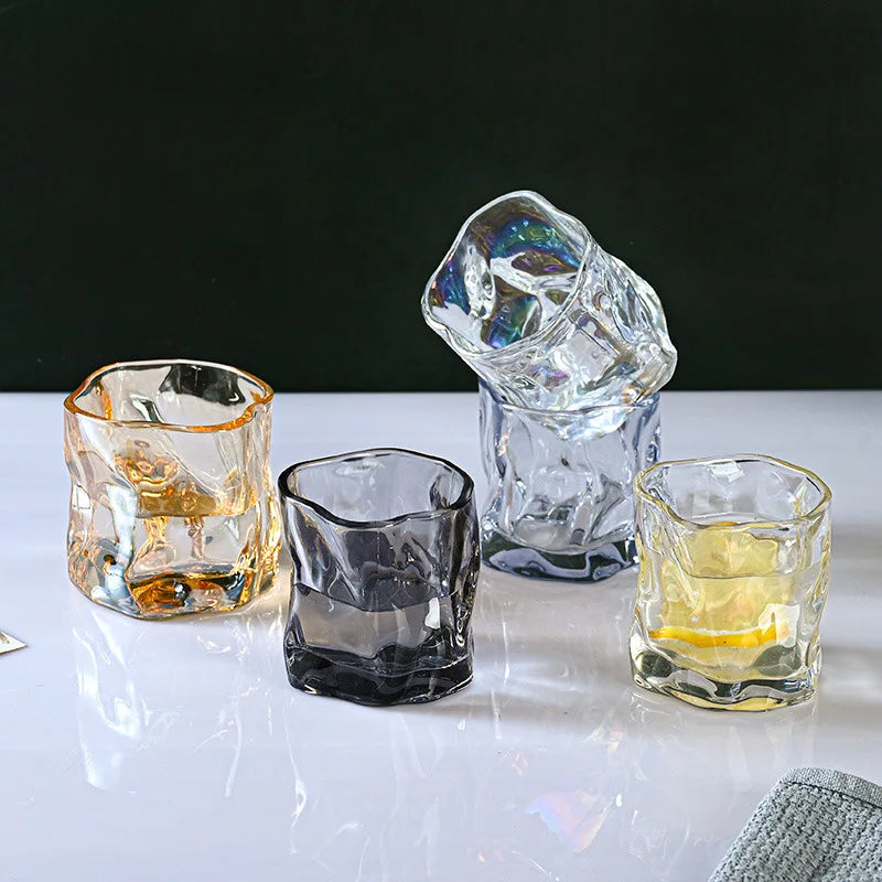 Colourful modern glass coffee cups UK
