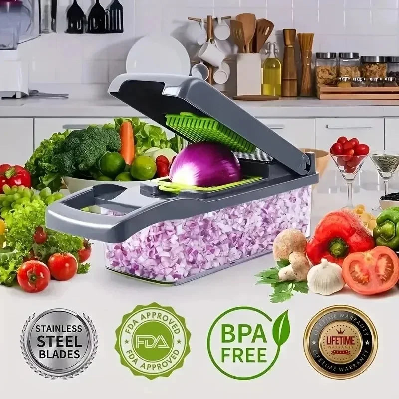 14-in-1 Multifunctional Vegetable Chopper - A Kitchen Essential