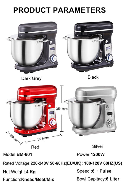 BioloMix 6l large capacity heavy duty mixer