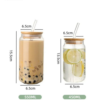 Clear borosilicate glass with eco lid