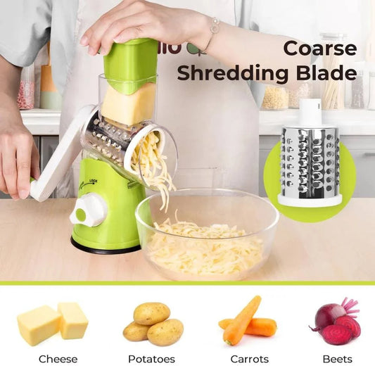 Manual Rotary Grater - Versatile Kitchen Tool - Cook Lux