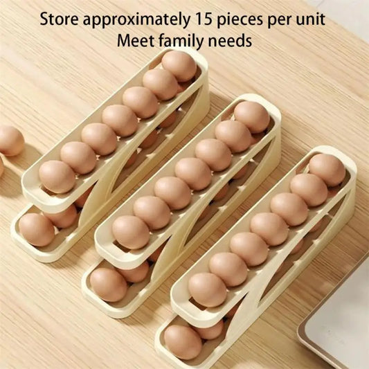 Automatic Scrolling Egg Rack Holder