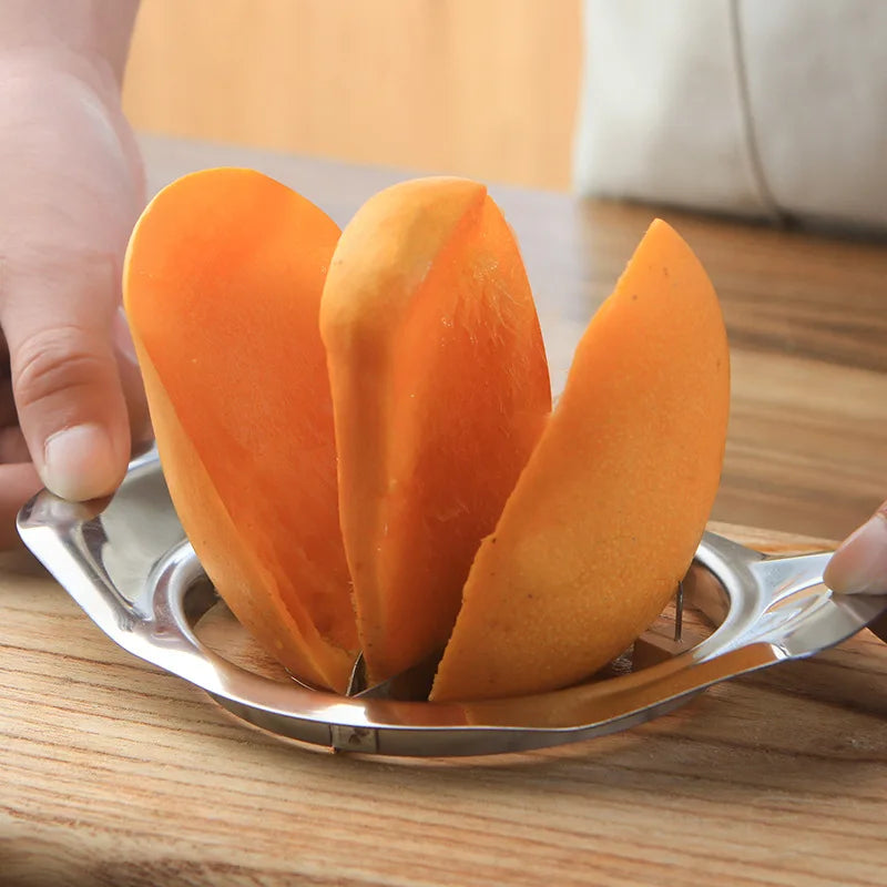 1PC Fruit Tools Mango Slicer Mango Peel Knife Mango Splitters Vegetable Tools Stainless Steel Mango Cutters Corer Kitchen Peeler