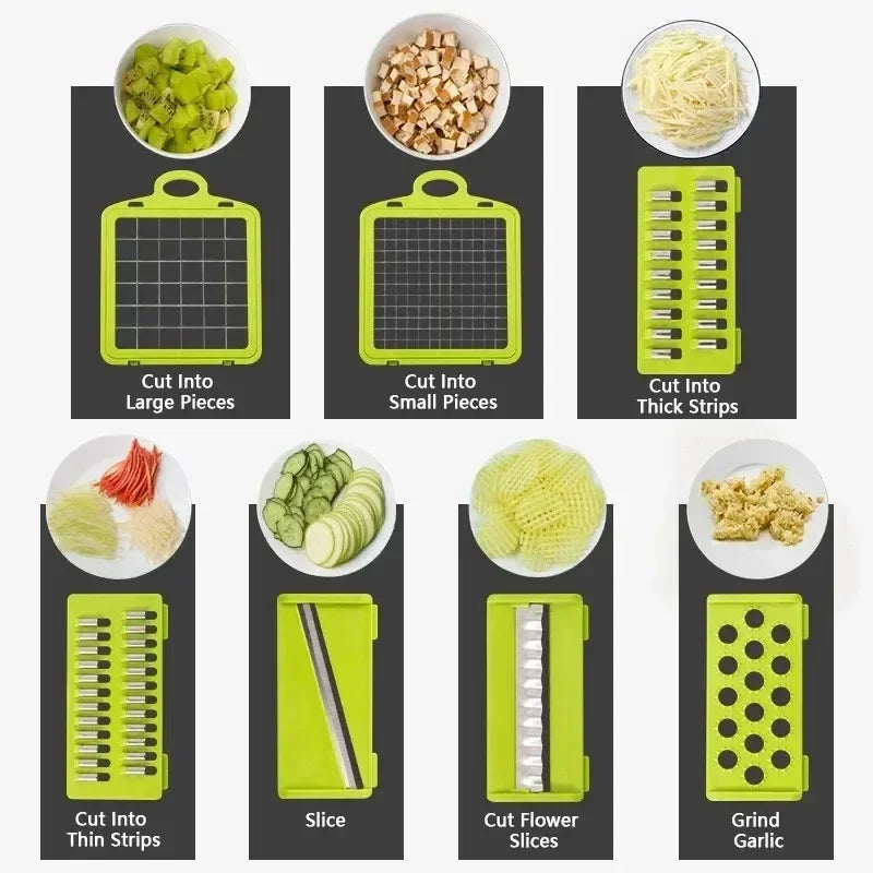 14-in-1 Multifunctional Vegetable Chopper - A Kitchen Essential