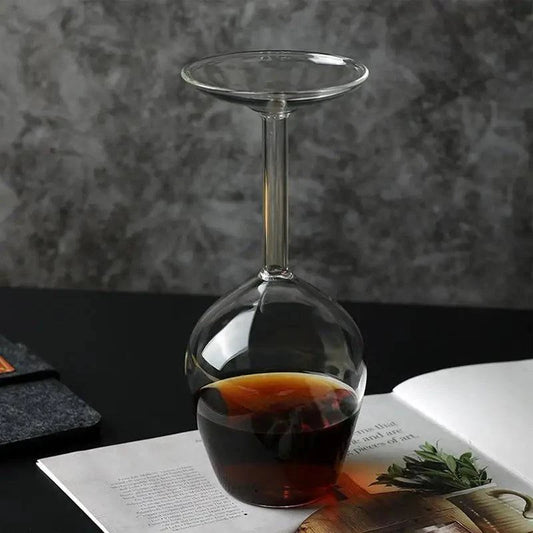 Upside Down Wine Glass - Unique and Stylish Cocktail Glass - Cook Lux