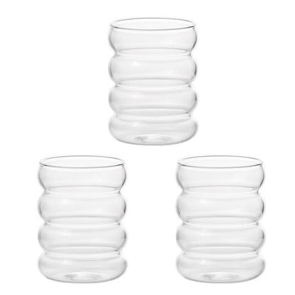 Unique drinking glass for coffee and tea