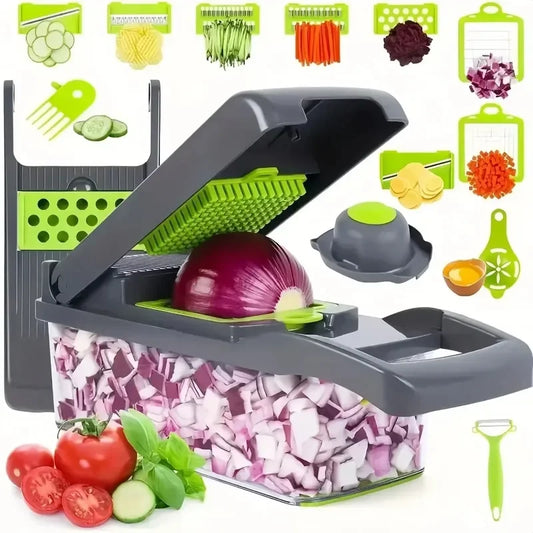 14-in-1 Multifunctional Vegetable Chopper - A Kitchen Essential