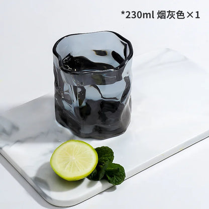 Heat-resistant soda lime glass drinkware