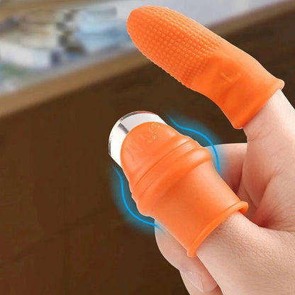 Finger Protector Silicone Gloves - Versatile Kitchen Tool - Cook Lux