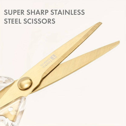 Elegant Golden-Tone Kitchen Scissors - Cook Lux