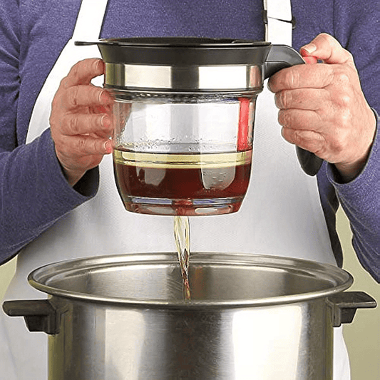 BPA-free bottom release fat separator